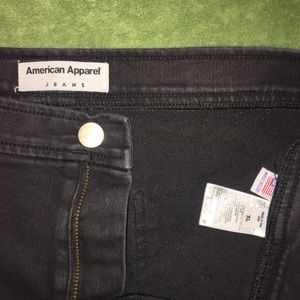 American Apparel Black Disco pants